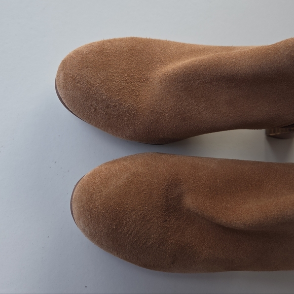 Soludos Midheel Venetian Tan Suede Leather Size 7 - Picture 7 of 10